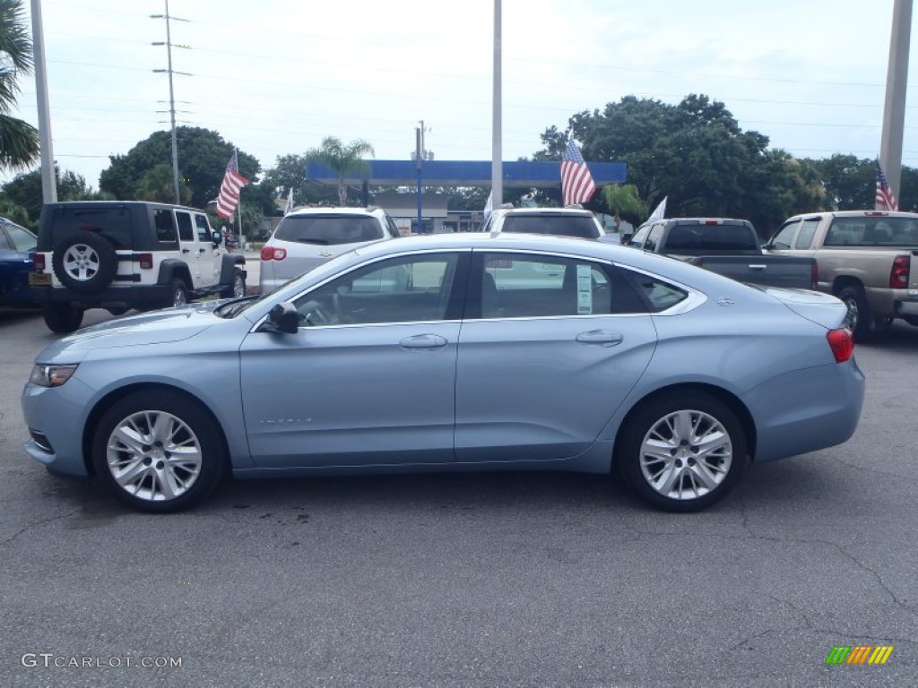 2014 Impala LS - Silver Topaz Metallic / Jet Black/Dark Titanium photo #3