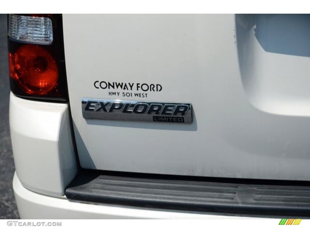 2007 Explorer Limited 4x4 - White Sand Tri-Coat / Camel photo #8