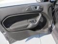 Charcoal Black 2014 Ford Fiesta SE Hatchback Door Panel