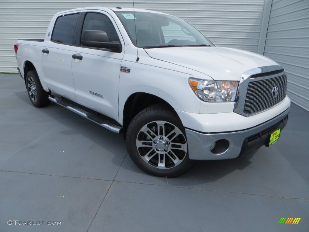 2013 Tundra Texas Edition CrewMax - Super White / Graphite photo #1