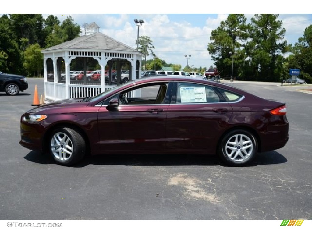 2013 Fusion SE 1.6 EcoBoost - Bordeaux Reserve Red Metallic / Dune photo #8