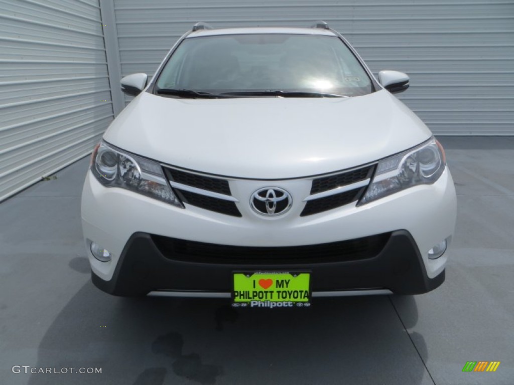 2013 RAV4 Limited - Blizzard White Pearl / Black photo #8