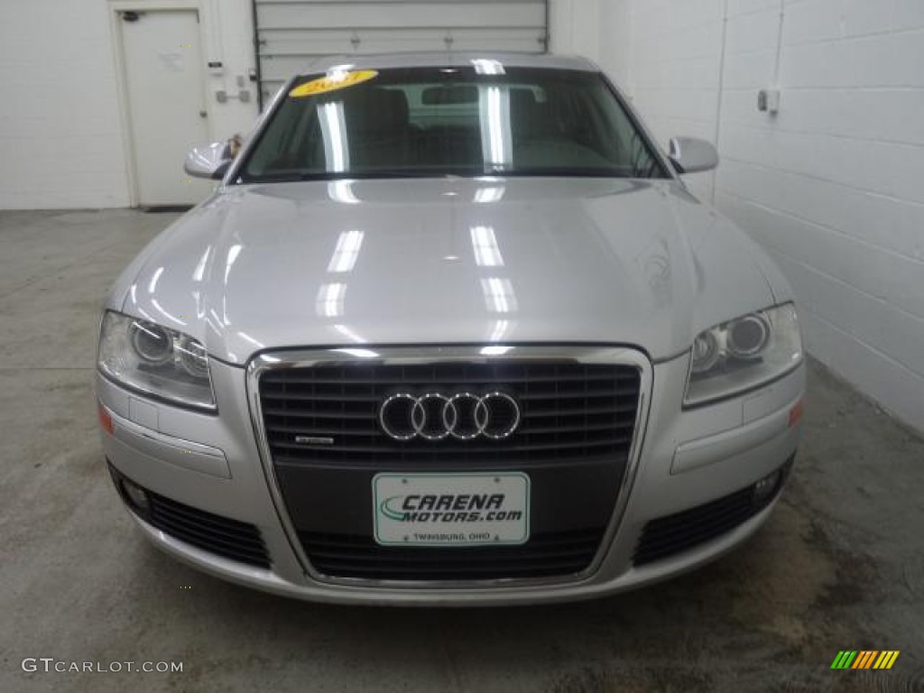 2007 A8 4.2 quattro - Light Silver Metallic / Platinum photo #5