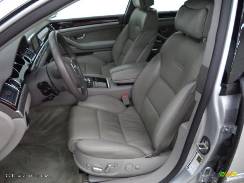 2007 A8 4.2 quattro - Light Silver Metallic / Platinum photo #8