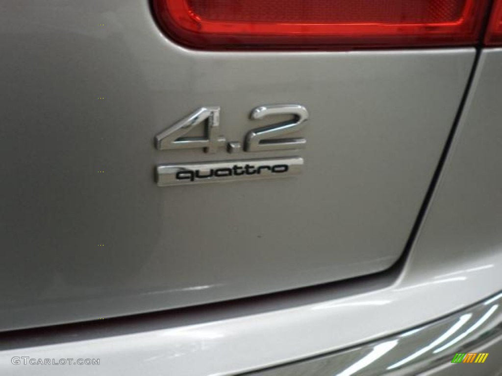 2007 A8 4.2 quattro - Light Silver Metallic / Platinum photo #12