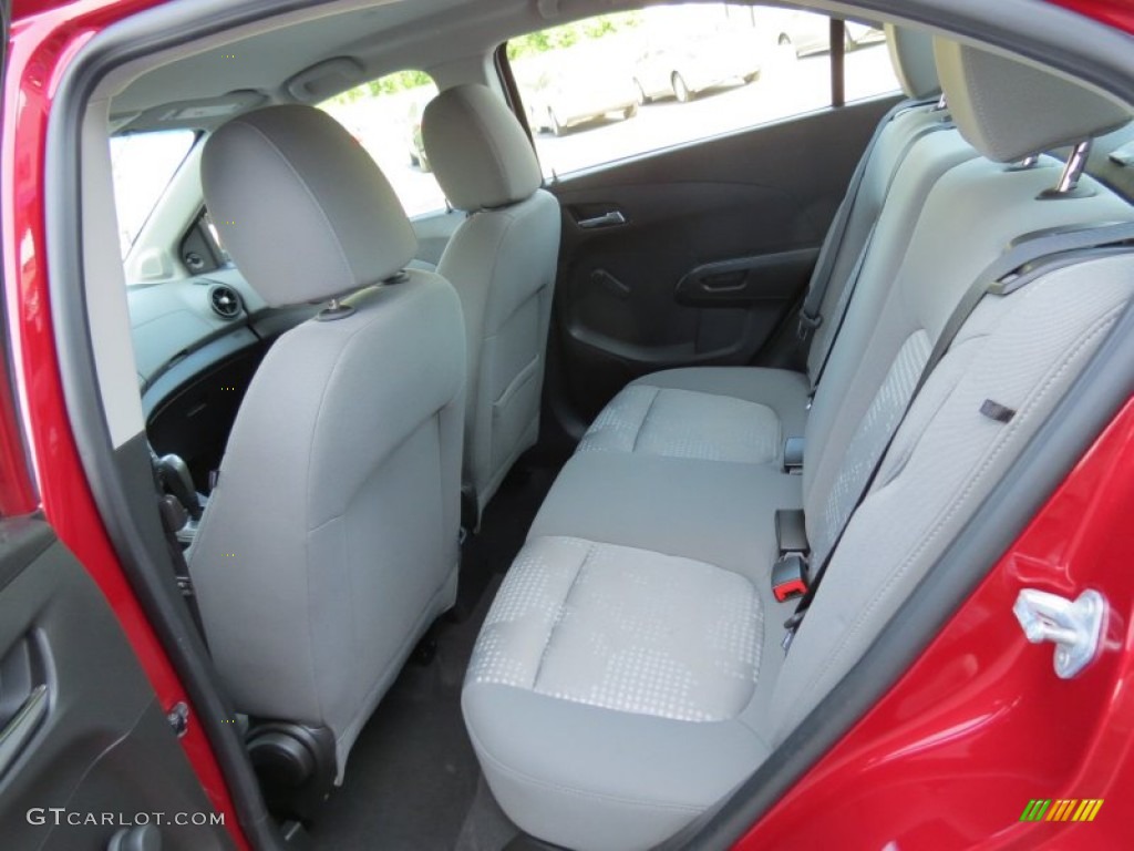 2012 Sonic LS Sedan - Crystal Red Tintcoat / Jet Black/Dark Titanium photo #12