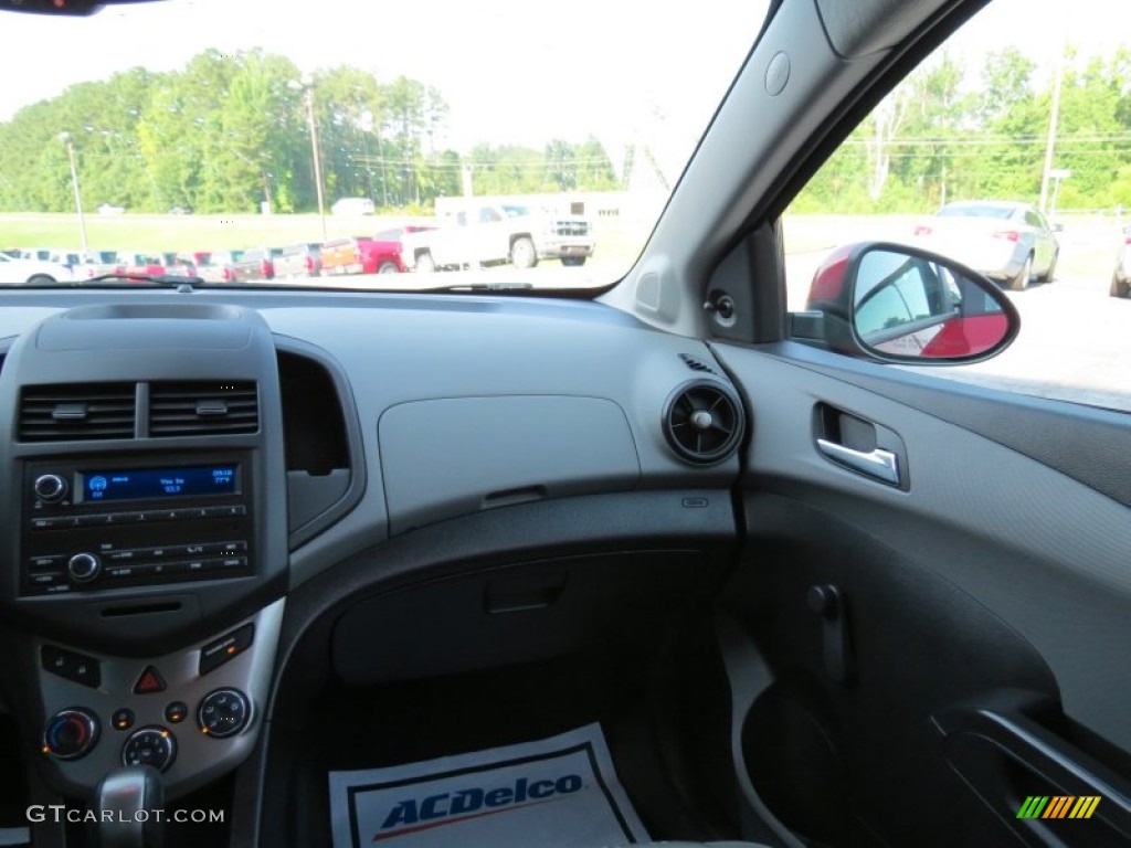 2012 Sonic LS Sedan - Crystal Red Tintcoat / Jet Black/Dark Titanium photo #16