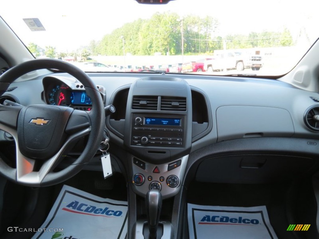 2012 Sonic LS Sedan - Crystal Red Tintcoat / Jet Black/Dark Titanium photo #17