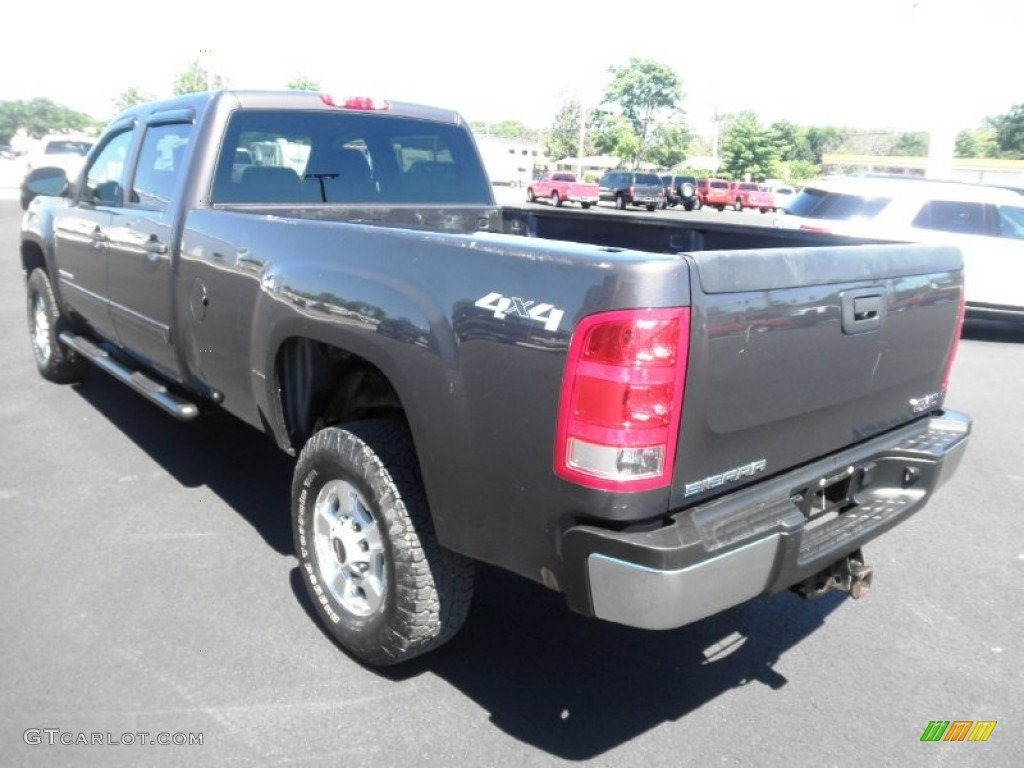 2011 Sierra 2500HD SLE Crew Cab 4x4 - Storm Gray Metallic / Ebony photo #19