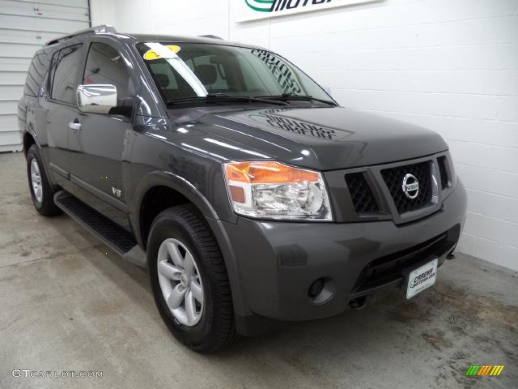 2009 Armada SE 4WD - Smoke Metallic / Charcoal photo #8