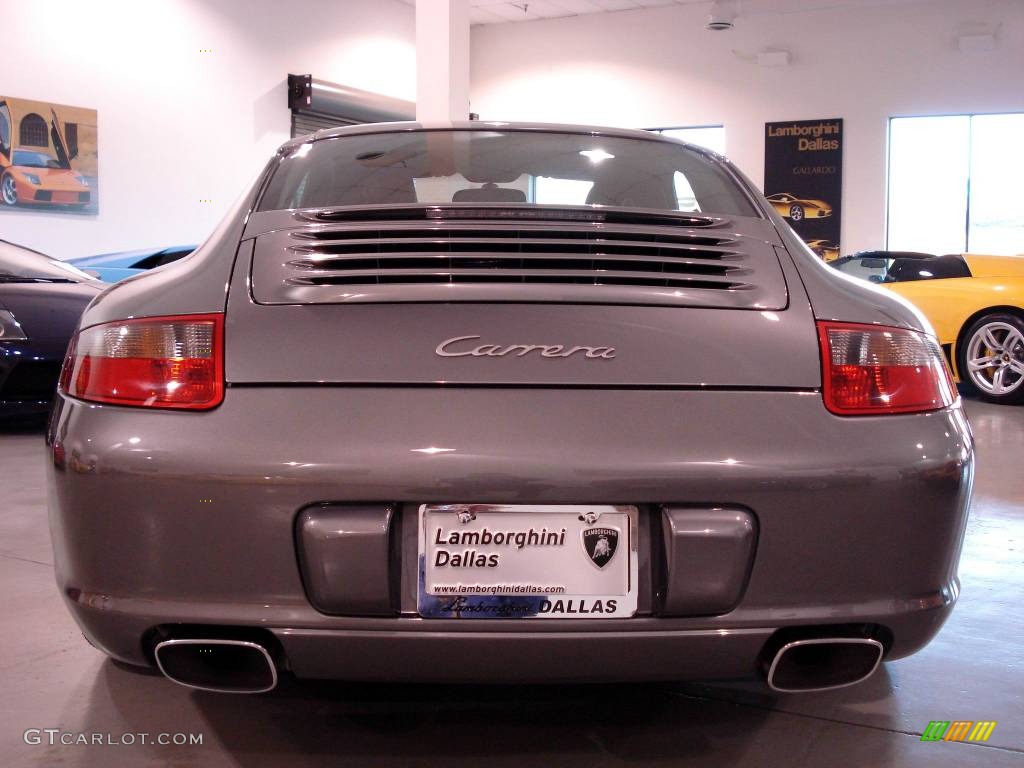 2008 911 Carrera Coupe - Meteor Grey Metallic / Black photo #26