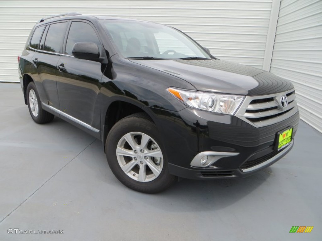 2013 Highlander SE - Black / Black photo #2