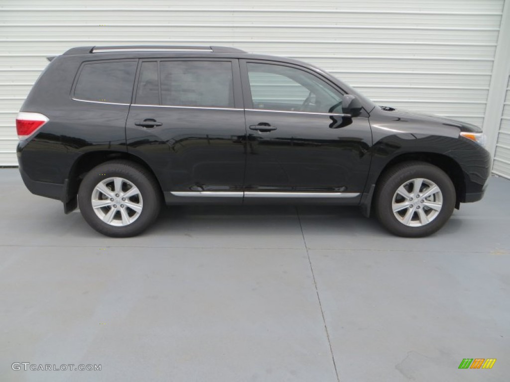 2013 Highlander SE - Black / Black photo #3