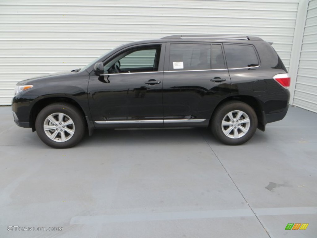 2013 Highlander SE - Black / Black photo #6
