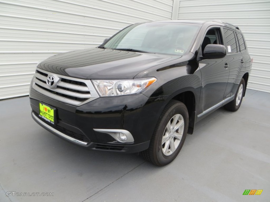 2013 Highlander SE - Black / Black photo #7