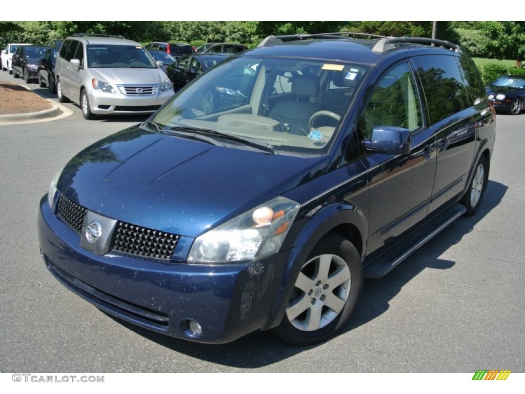 2004 Quest 3.5 SE - Majestic Blue Metallic / Beige photo #1