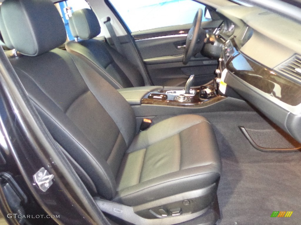 2013 5 Series 528i xDrive Sedan - Dark Graphite Metallic II / Black photo #20