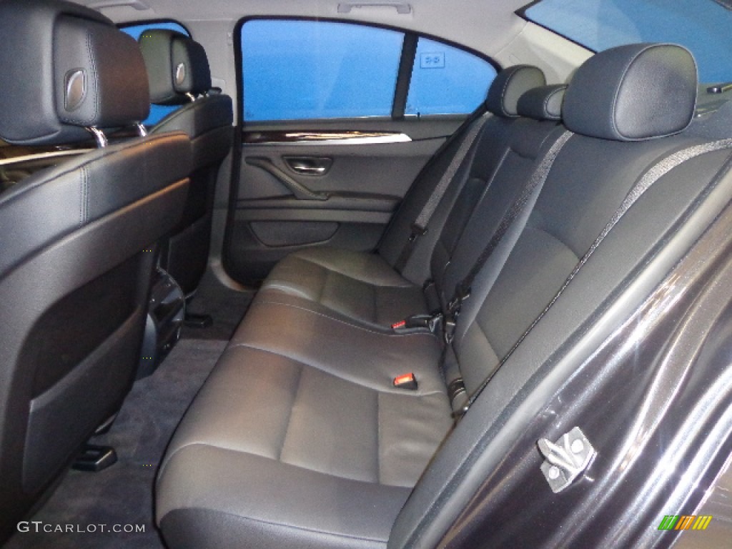 2013 5 Series 528i xDrive Sedan - Dark Graphite Metallic II / Black photo #29