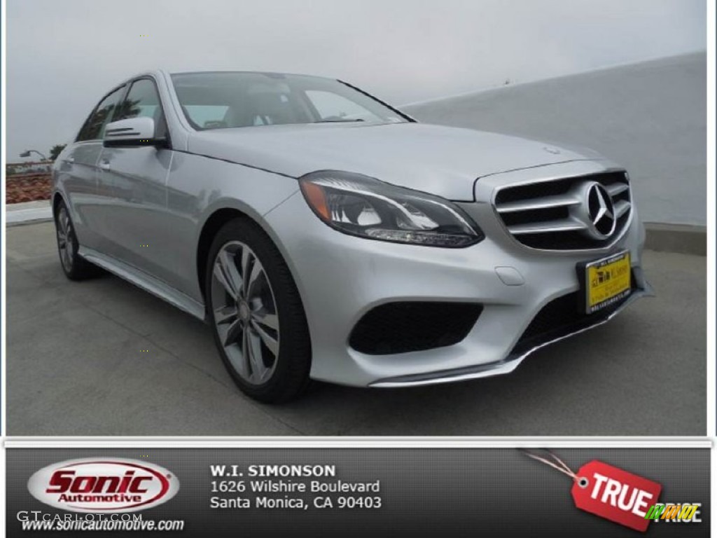 2014 E 350 Sport Sedan - Iridium Silver Metallic / Gray/Dark Gray photo #1