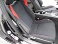 2013 Scion FR-S Black/Red Accents Interior Front Seat Photo