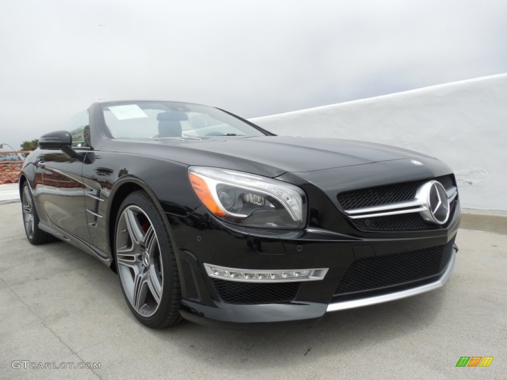 Black 2013 Mercedes-Benz SL 63 AMG Roadster Exterior Photo #83850027