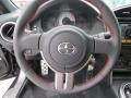 2013 Scion FR-S Black/Red Accents Interior Steering Wheel Photo