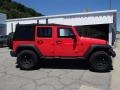 2013 Rock Lobster Red Jeep Wrangler Unlimited Sport S 4x4  photo #5