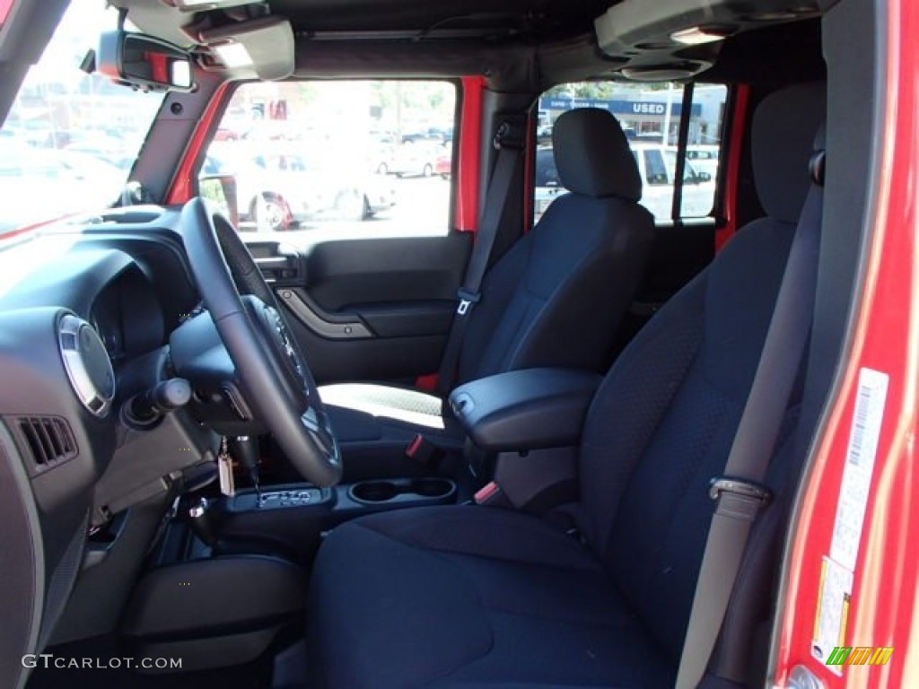 2013 Wrangler Unlimited Sport S 4x4 - Rock Lobster Red / Black photo #10