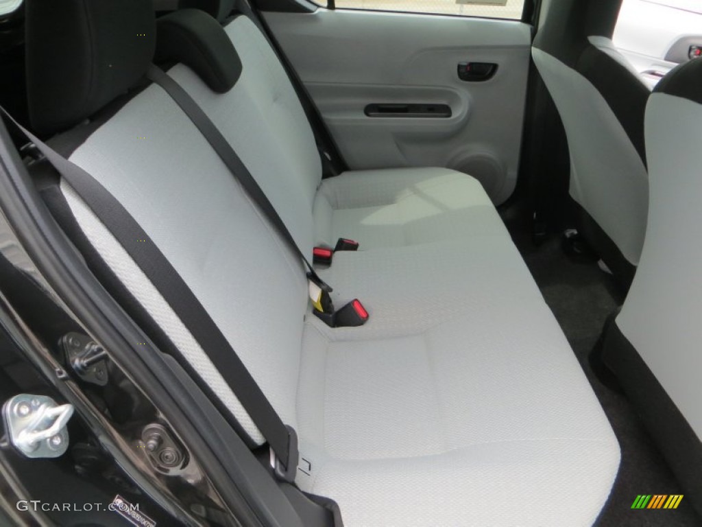 2013 Toyota Prius c Hybrid One Rear Seat Photo #83850626