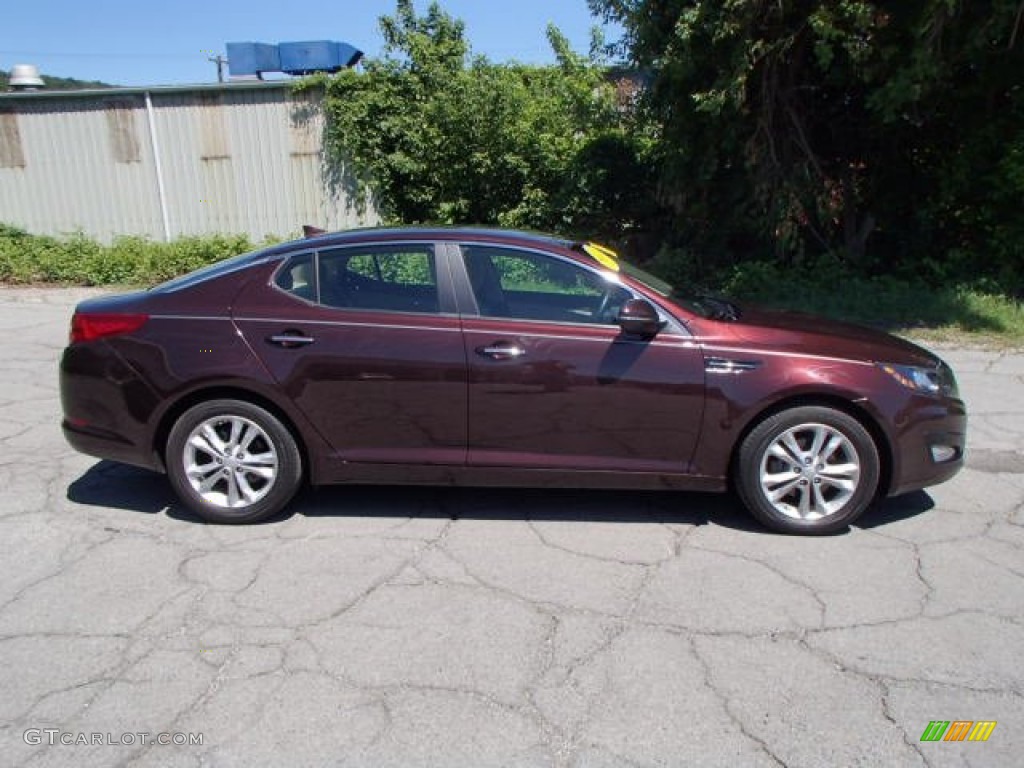 Dark Cherry Pearl Metallic 2013 Kia Optima LX Exterior Photo #83850780