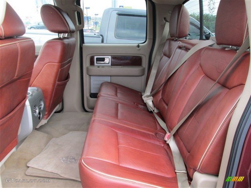 2010 F150 King Ranch SuperCrew 4x4 - Royal Red Metallic / Chapparal Leather photo #12