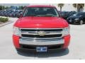 2007 Victory Red Chevrolet Silverado 1500 LS Crew Cab  photo #2