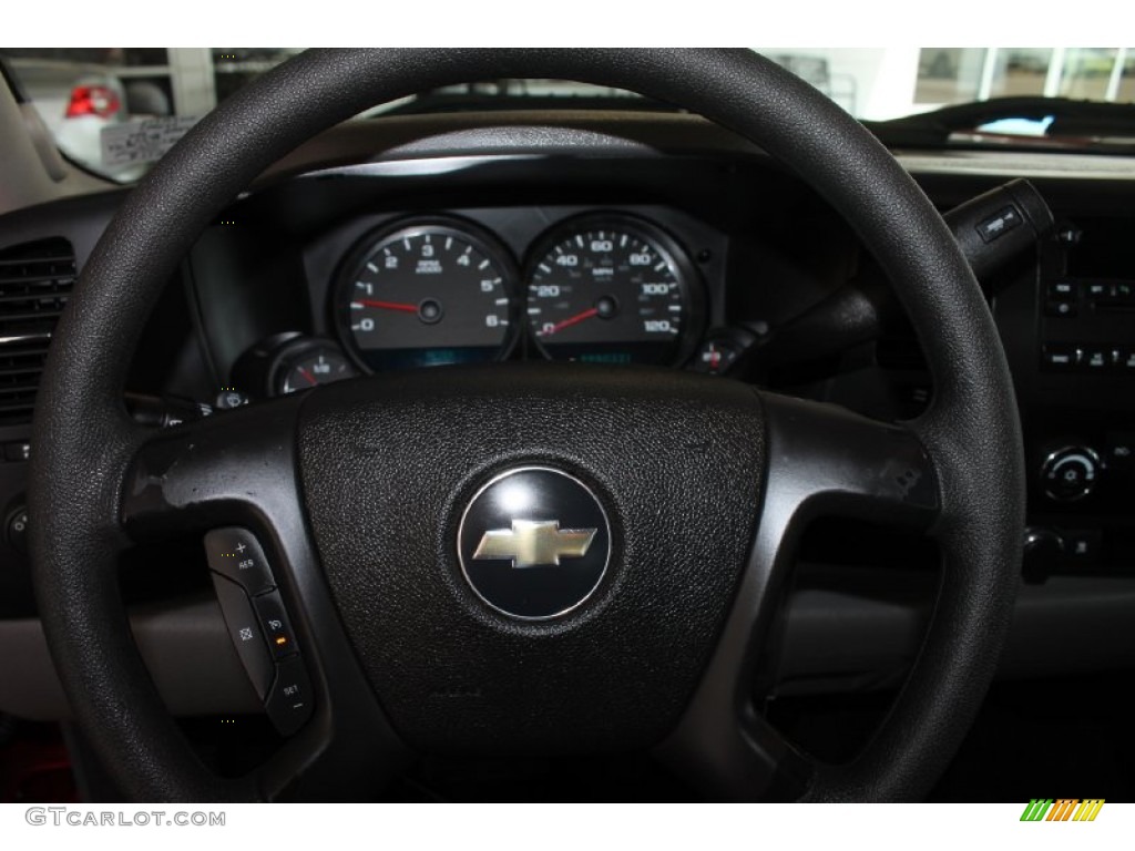 2007 Silverado 1500 LS Crew Cab - Victory Red / Dark Titanium Gray photo #22