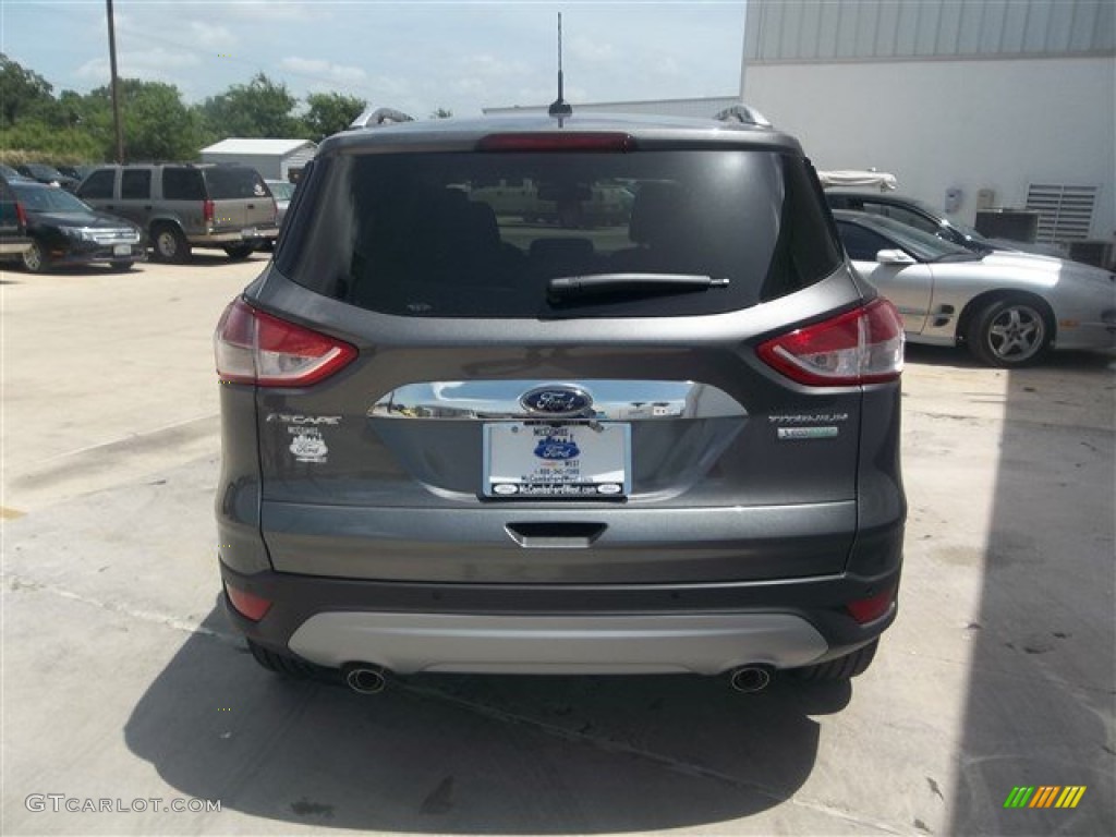 2014 Escape Titanium 1.6L EcoBoost - Sterling Gray / Charcoal Black photo #5