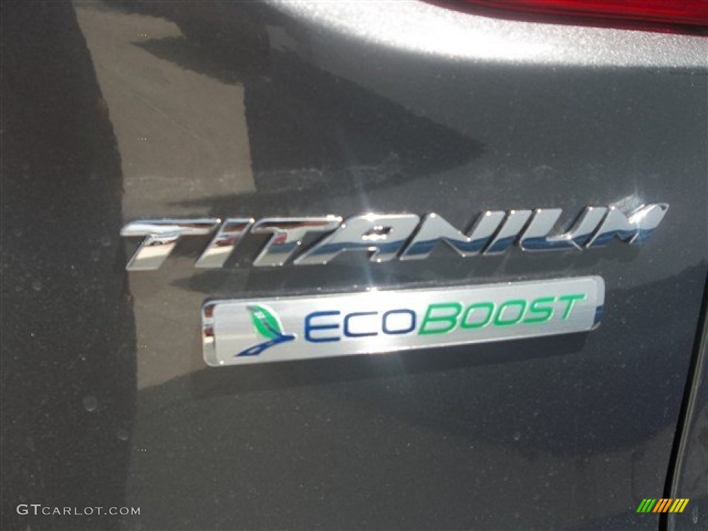 2014 Escape Titanium 1.6L EcoBoost - Sterling Gray / Charcoal Black photo #6