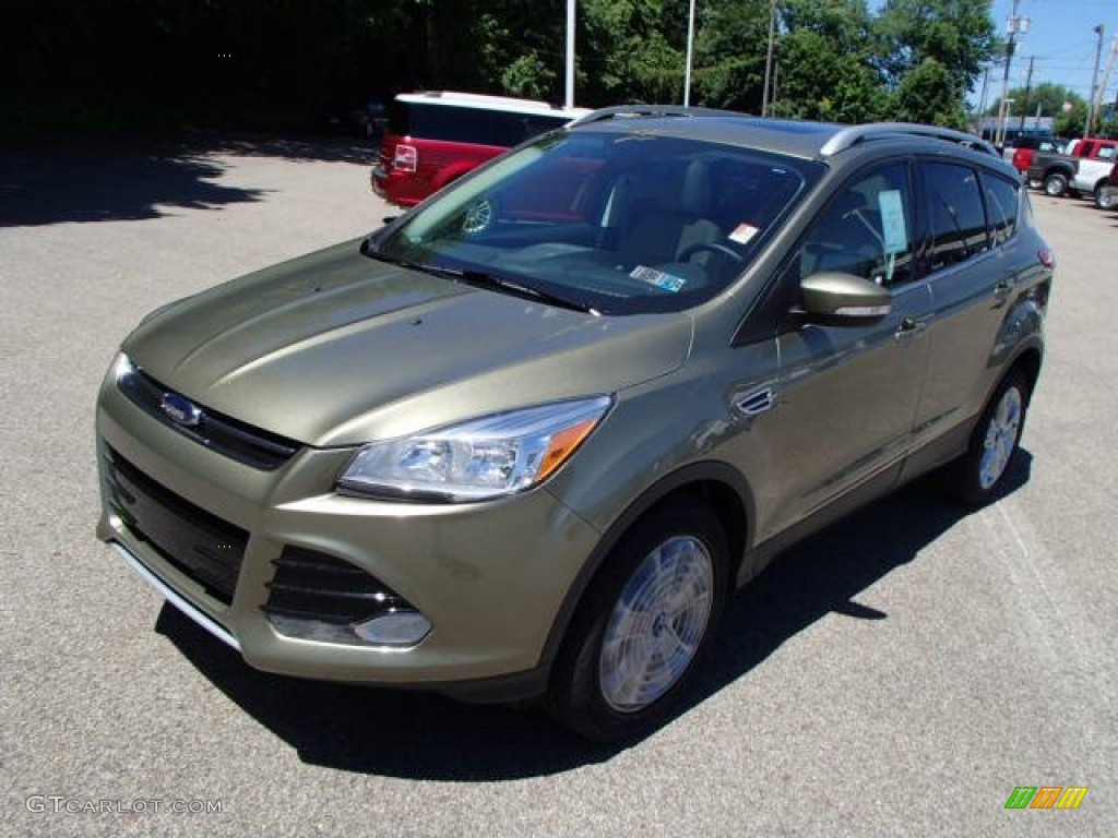 2014 Escape Titanium 1.6L EcoBoost 4WD - Ginger Ale / Medium Light Stone photo #4