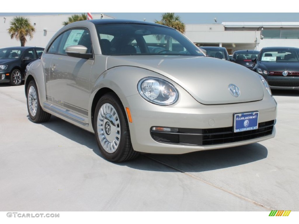 2013 Beetle 2.5L - Moonrock Silver Metallic / Titan Black photo #1