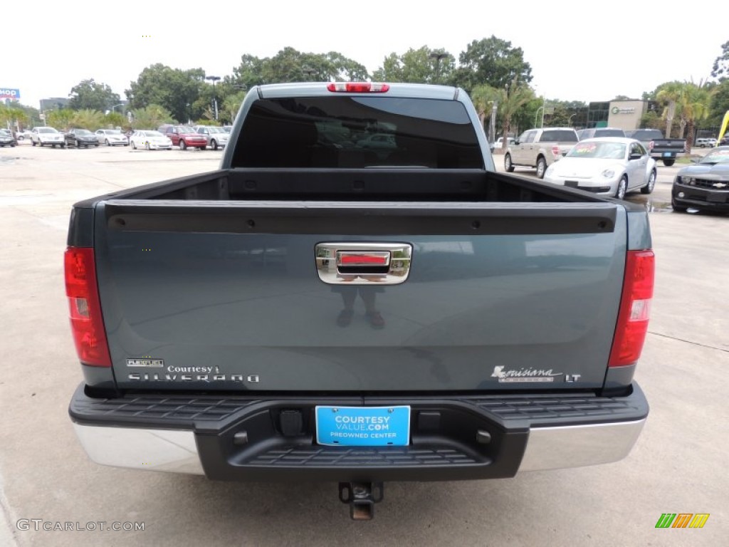 2009 Silverado 1500 LT Crew Cab - Blue Granite Metallic / Ebony photo #3