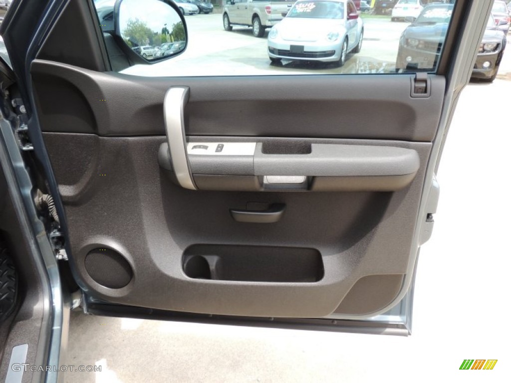 2009 Silverado 1500 LT Crew Cab - Blue Granite Metallic / Ebony photo #7