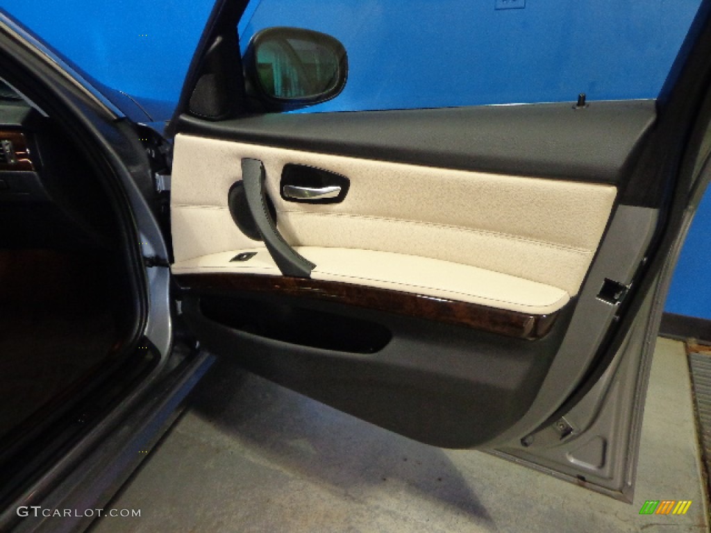 2011 3 Series 335i xDrive Sedan - Space Gray Metallic / Oyster/Black Dakota Leather photo #33