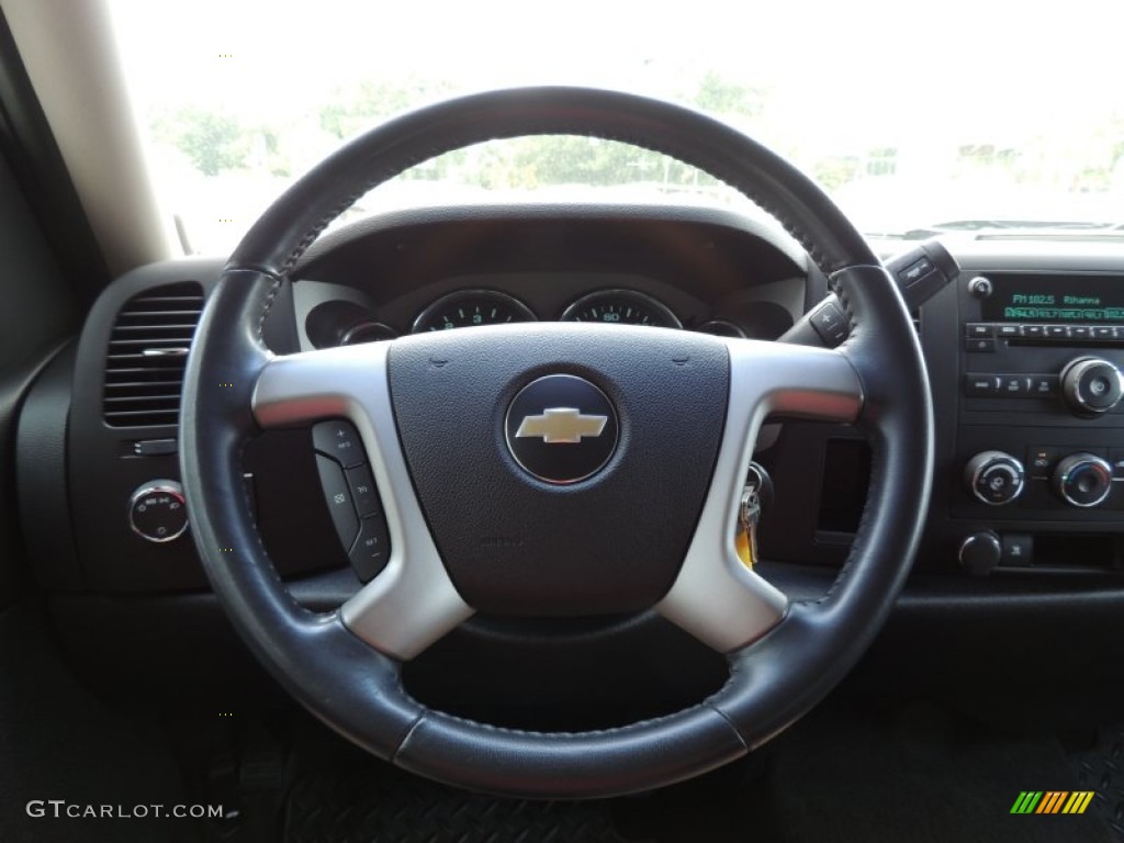 2009 Silverado 1500 LT Crew Cab - Blue Granite Metallic / Ebony photo #14