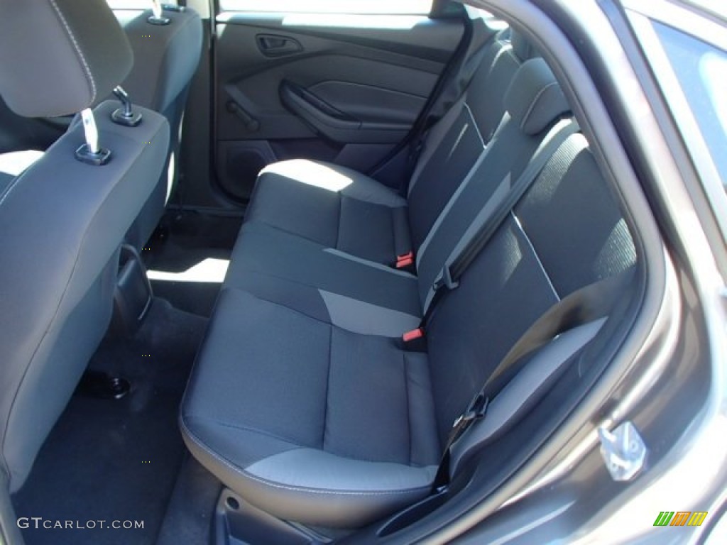 2014 Ford Focus S Sedan Rear Seat Photo #83854911
