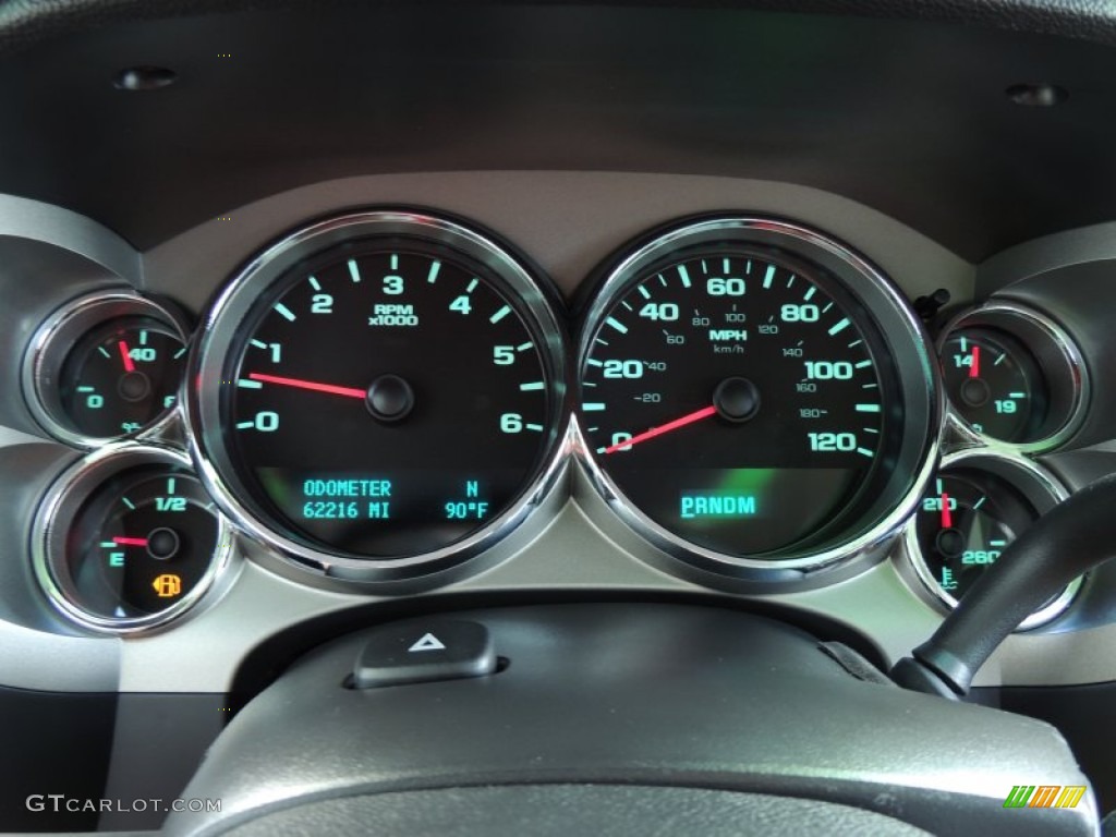 2009 Silverado 1500 LT Crew Cab - Blue Granite Metallic / Ebony photo #15