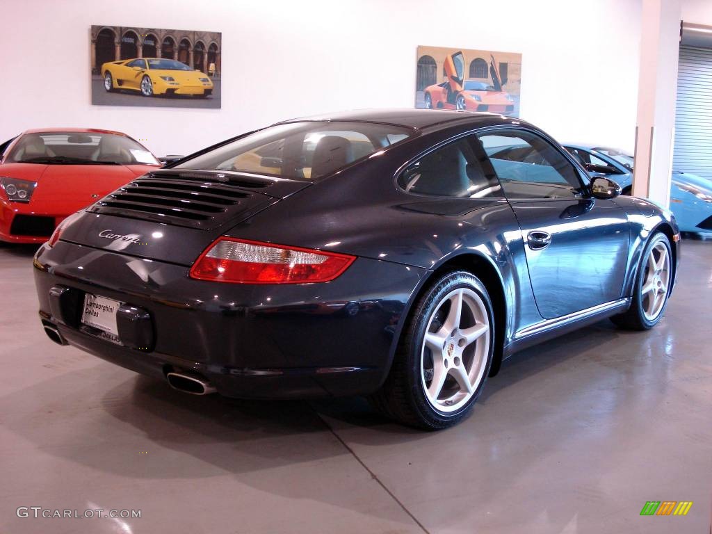 2007 911 Carrera Coupe - Midnight Blue Metallic / Black photo #19