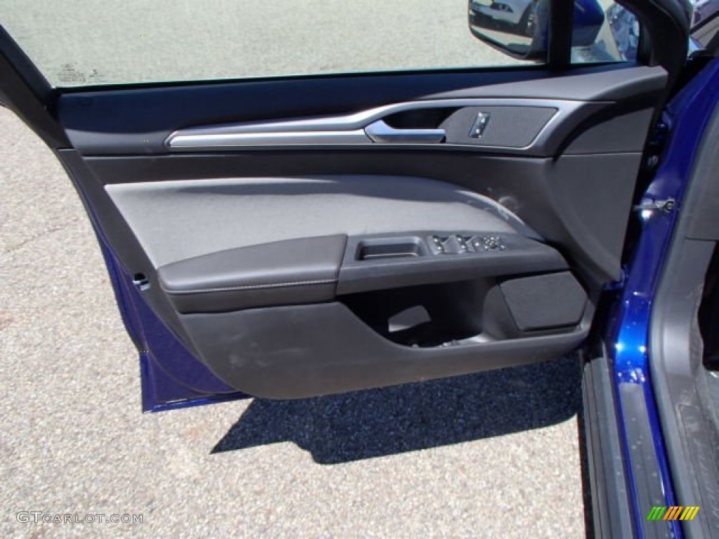 2013 Fusion S - Deep Impact Blue Metallic / Earth Gray photo #11