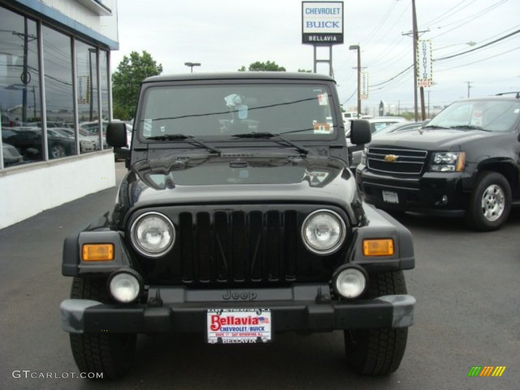 2004 Wrangler Sport 4x4 - Black / Dark Slate Gray photo #2