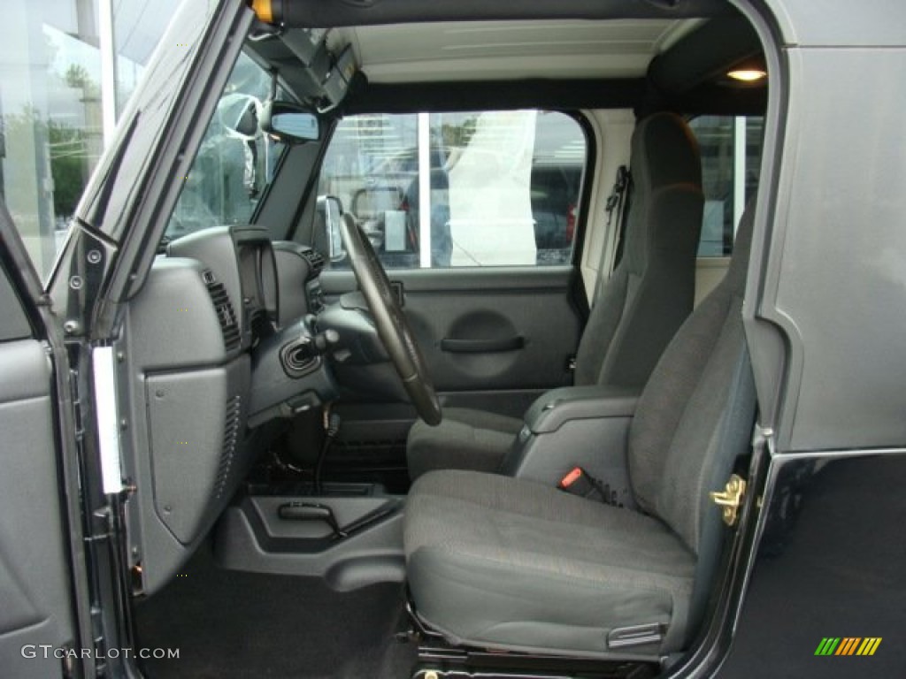 2004 Wrangler Sport 4x4 - Black / Dark Slate Gray photo #7