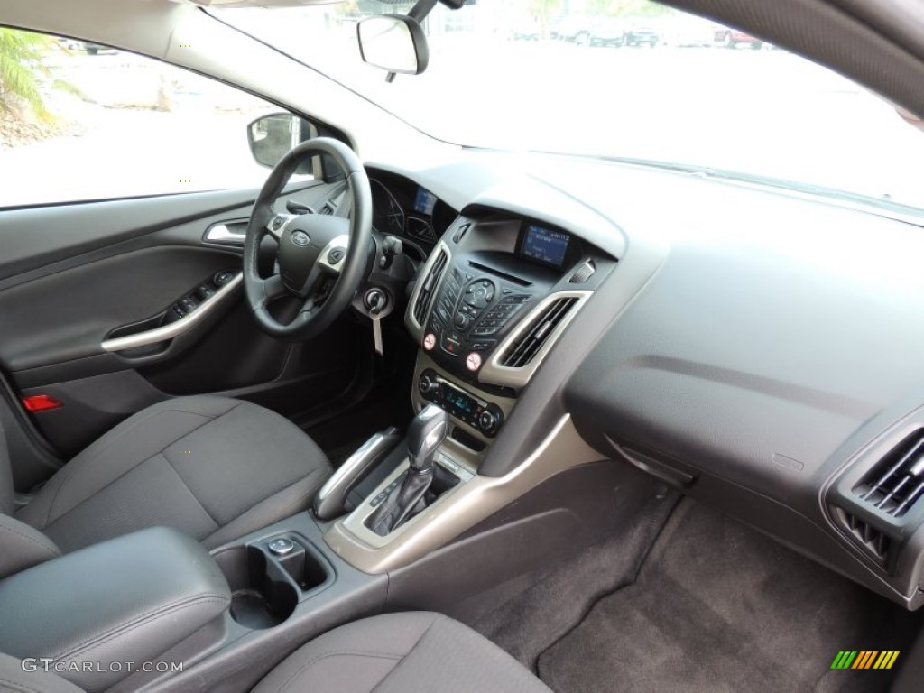 2012 Focus SEL Sedan - Sterling Grey Metallic / Charcoal Black photo #6
