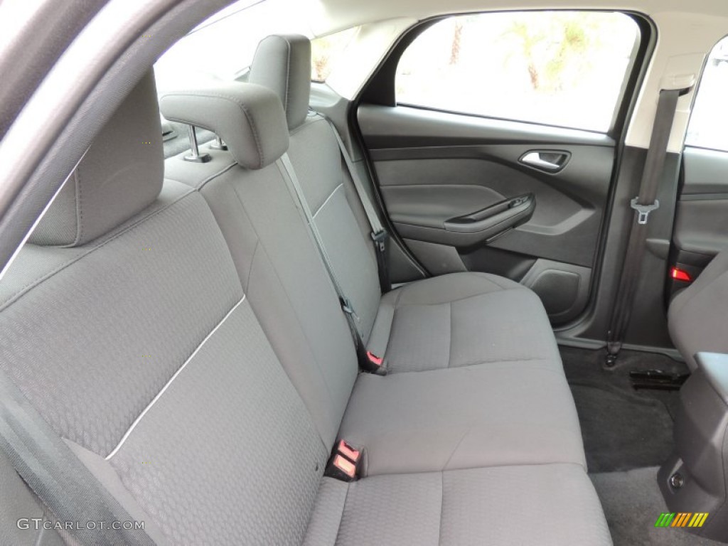 2012 Focus SEL Sedan - Sterling Grey Metallic / Charcoal Black photo #8