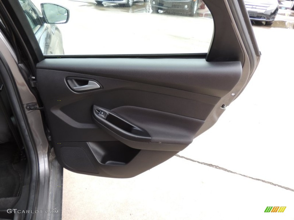 2012 Focus SEL Sedan - Sterling Grey Metallic / Charcoal Black photo #9